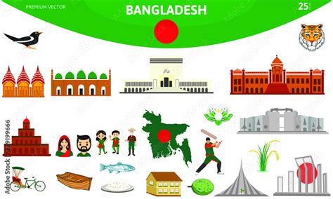 Bangladesh culture vector premium Element . Stock Vector | Adobe Stock