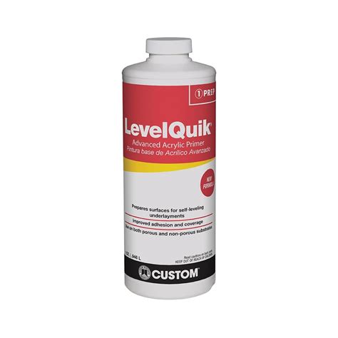 Custom Building Products LevelQuick 1 qt. Acrylic Primer and Sealer ...