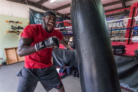 Photos: Deontay Wilder in Beast Mode, Training To Crush Stiverne - Boxing News