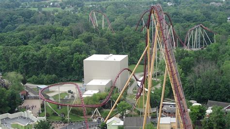 Diamondback, cool, Kings Island 2014, 1600x900, roller coaster, HD wallpaper | Peakpx