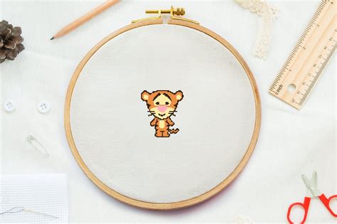 Disney Tiger cross stitch pattern Winnie the pooh x stitch | Etsy