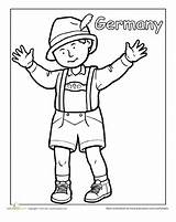 Lederhosen Coloring Pages sketch template