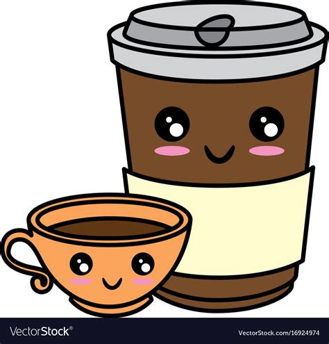 Cute Coffee Cartoon