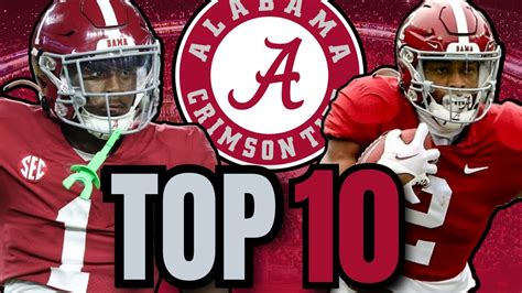 Alabama Crimson Tide TOP 10 Football Players for 2023 - Win Big Sports