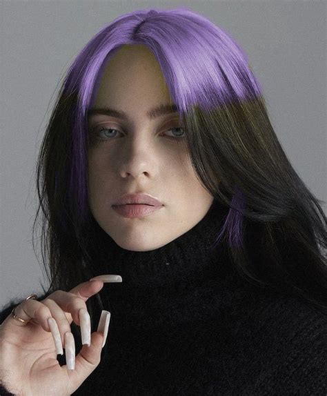 Billie Eilish Purple Roots