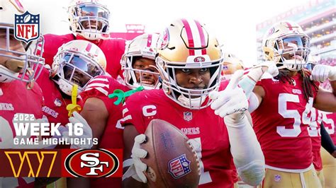 Washington Commanders vs. San Francisco 49ers | 2022 Week 16 Game ...