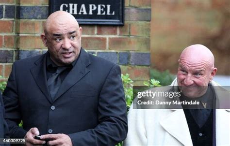 Dave Courtney attends the funeral of 'great train robber' Ronnie... News Photo - Getty Images