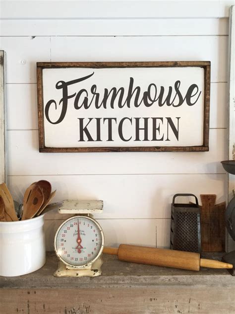 Farmhouse Kitchen Sign - Etsy