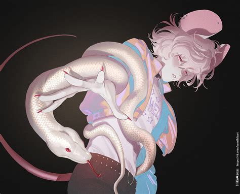 Anime, Boy, Snake, HD wallpaper | Peakpx