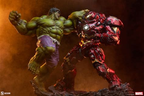 Sideshow Hulk vs Hulkbuster Statue - Toy Discussion at Toyark.com