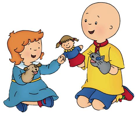 Cartoon Characters: Caillou (PNG)