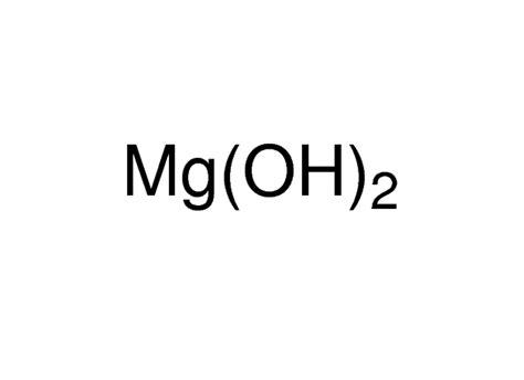 Magnesium Hydroxide - Sujata Nutri Pharma