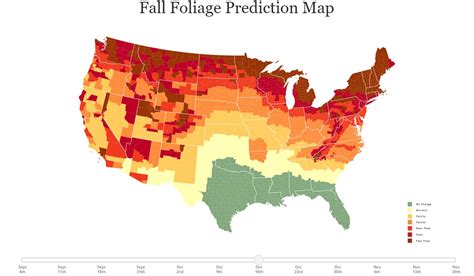 Fall foliage 2023 interactive map shows peak color in NJ, NY