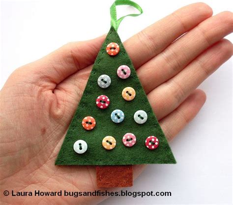 Bugs and Fishes by Lupin: How To: Sew Easy Felt Christmas Tree Ornaments