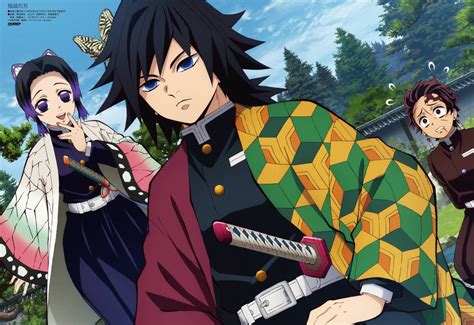 New poster, featuring Shinobu, Giyuu and Tanjiro : r/KimetsuNoYaiba