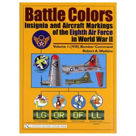 Battle Colors Vol.1 Insignia and Aircraft Markings of the Eighth Air Force in World War II (VIII ...