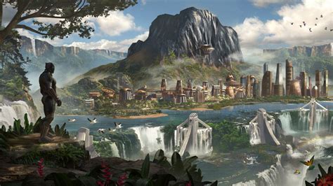 Wakanda Landscape Wallpapers - Top Free Wakanda Landscape Backgrounds - WallpaperAccess