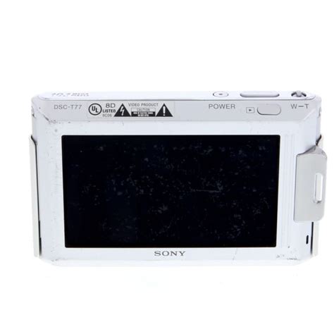 Sony Cyber-Shot DSC-T77 Digital Camera, Silver {10.1MP} at KEH Camera