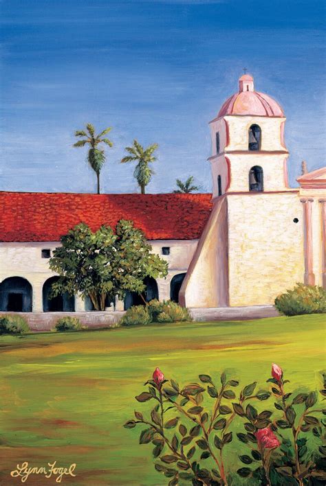 Santa Barbara Mission art wall printMission of Santa Barbara | Etsy