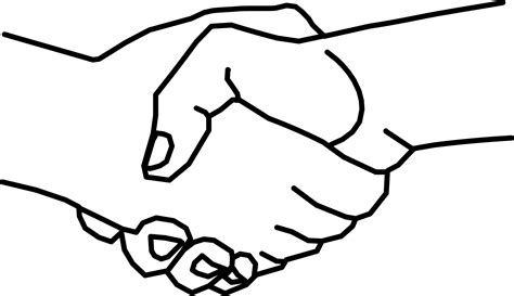 Handshake Drawing at GetDrawings | Free download