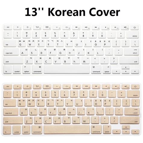 1pcs US KR Korean Keyboard Cover For Macbook Air Pro Retina 13 15 ...