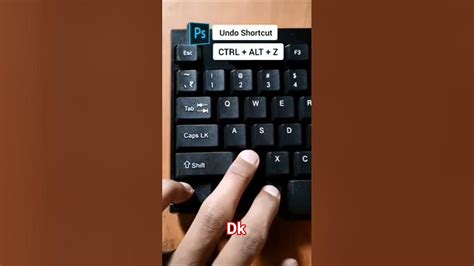 Shortcut Key for Undo in Photoshop #computer #shortcutkeys - YouTube