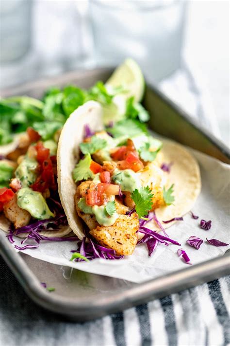 Cod Fish Tacos - Healthy Seasonal Recipes