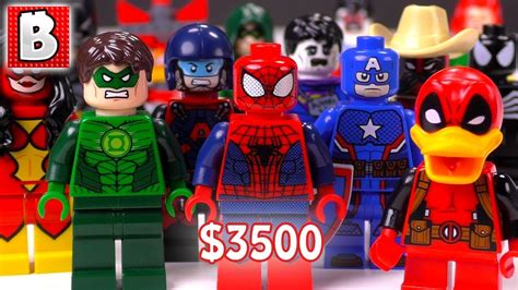 MOST EXPENSIVE LEGO Minifigure Collection EVER!!! | Comic-Con Exclusives 2011-2018 - YouTube