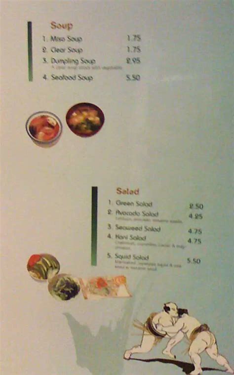 Sumo Japanese Steak House Menu - Urbanspoon/Zomato