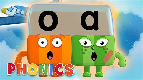 Phonics - Learn to Read | Tag Team Letters | Alphablocks - YouTube