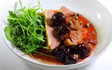 Crispy Duck Breast with Cherry-Caper Sauce - Inspired Cuisine