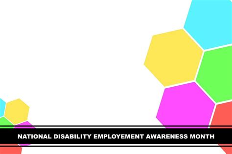 national disability employment awareness month... 25788825 Vector Art at Vecteezy