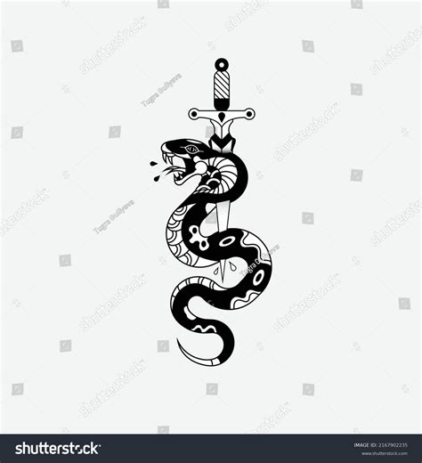 Snake Tattoo Icon Silhouette Snake Vector Stock Vector (Royalty Free) 2167902235 | Shutterstock