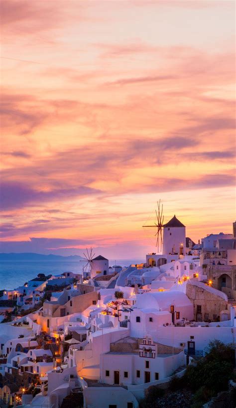 Santorini Island Sunset Wallpapers - Top Free Santorini Island Sunset ...