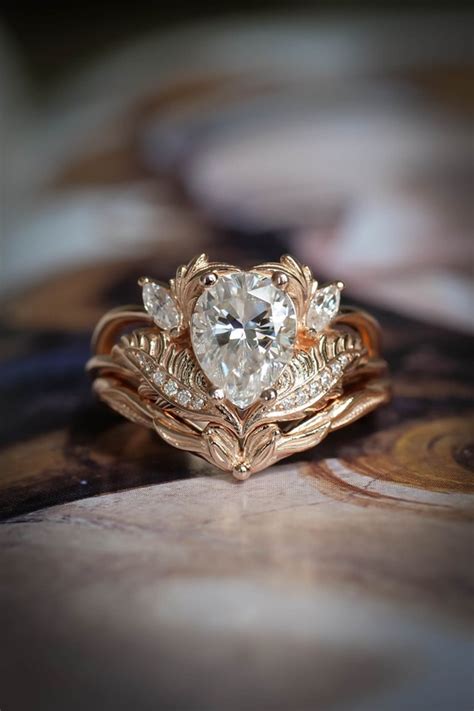 Unique Earthy Engagement Rings