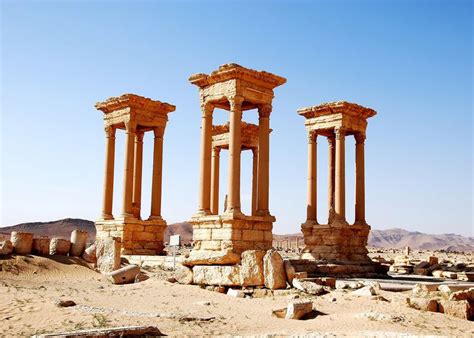 Palmyra - Temple Ruins II | Palmyra temple, Temple ruins, Palmyra