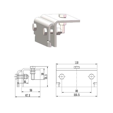 Solar Standing Seam Metal Roof Clamps SPC-003