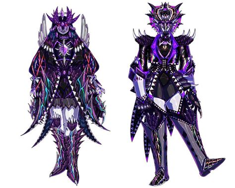 Alatreon armor redesigns by me : r/MonsterHunterWorld