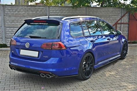 REAR SIDE SPLITTERS VW GOLF MK7 R ESTATE Gloss Black | Our Offer ...