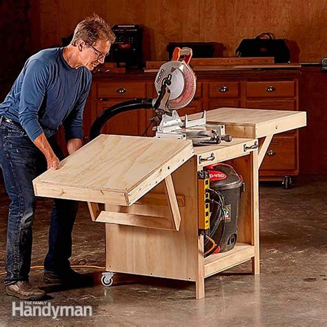 Convertible Miter Saw Station Plans #mitersaw | Diy woodworking, Miter ...