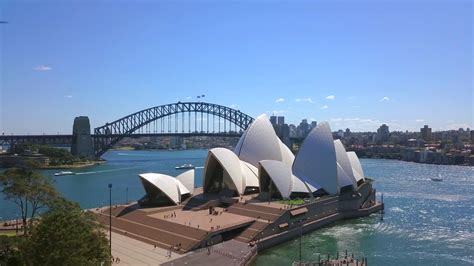 Aerial Panoramic View Of Sydney Opera House Stock Footage SBV-327188262 ...