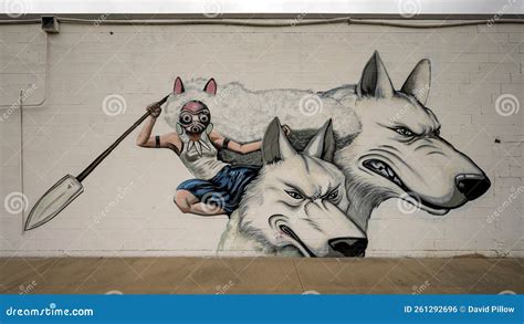 Graffiti Wolf In Rome Editorial Image | CartoonDealer.com #51188502