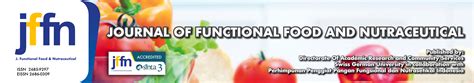 Journal of Functional Food and Nutraceutical