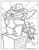 24 Captain Underpants Coloring Pages Free PDF Printables sketch template