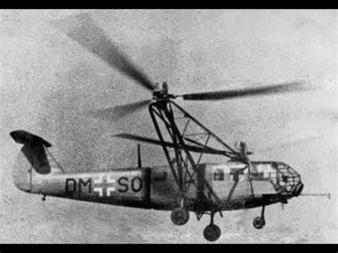 German Luftwaffe Helicopters WWII 1944 - YouTube