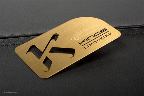 Gold Metal Business Cards | RockDesign Luxury Business Card Printing