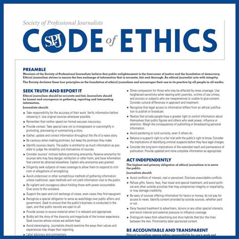 Ethics - Society of Professional Journalists