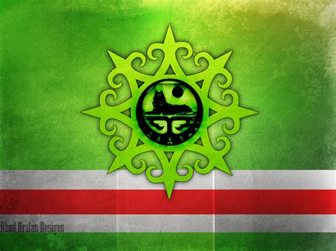 Chechnyan Flag ORIGINAL by AbedArslan86 on DeviantArt