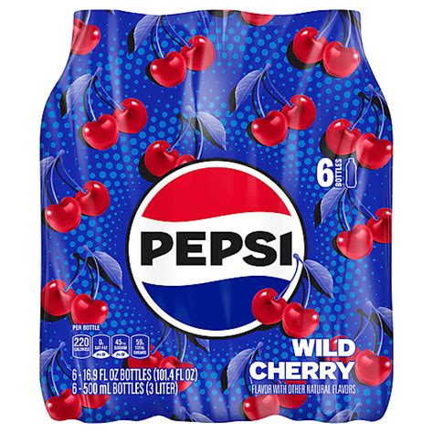 Pepsi Soda, Wild Cherry 6 ea | Buehler's