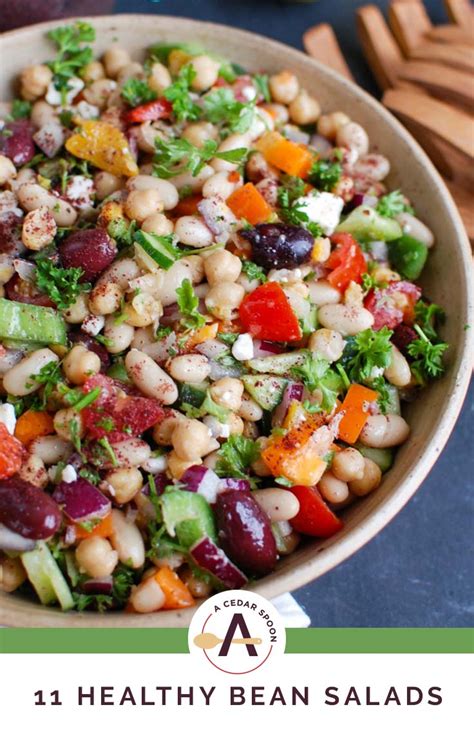 11 Must Make Healthy Bean Salads - A Cedar Spoon